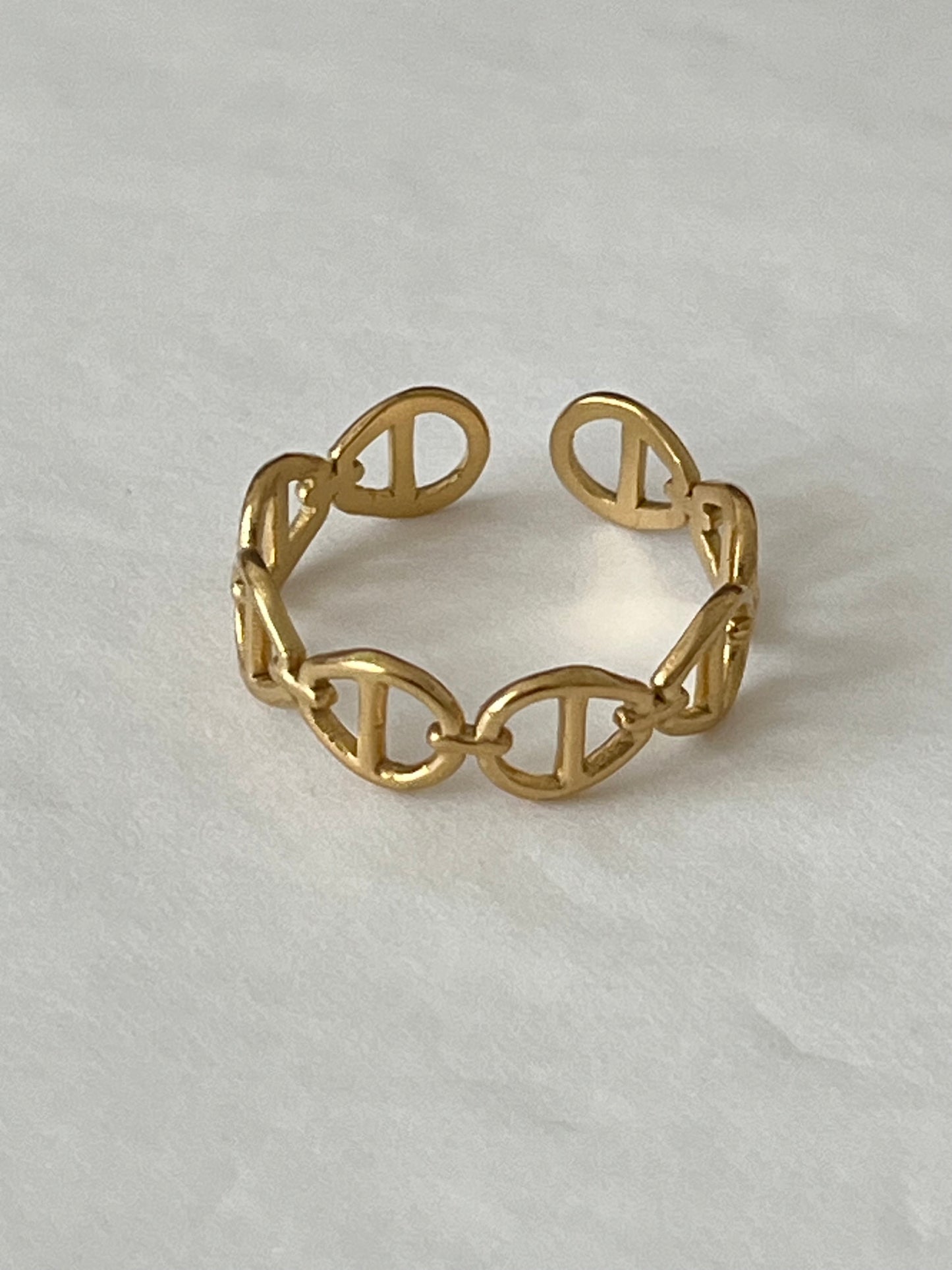 Bague maille marine