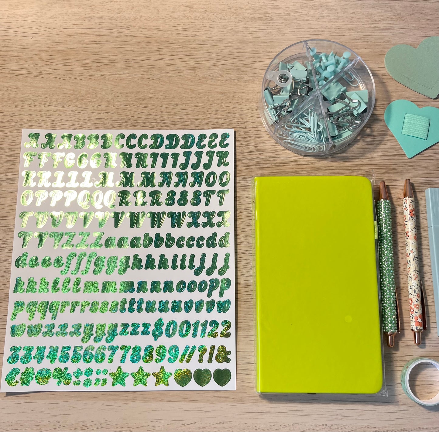 💚 Box Papeterie Verte — Tout ce dont vous avez besoin pour organiser vos journées