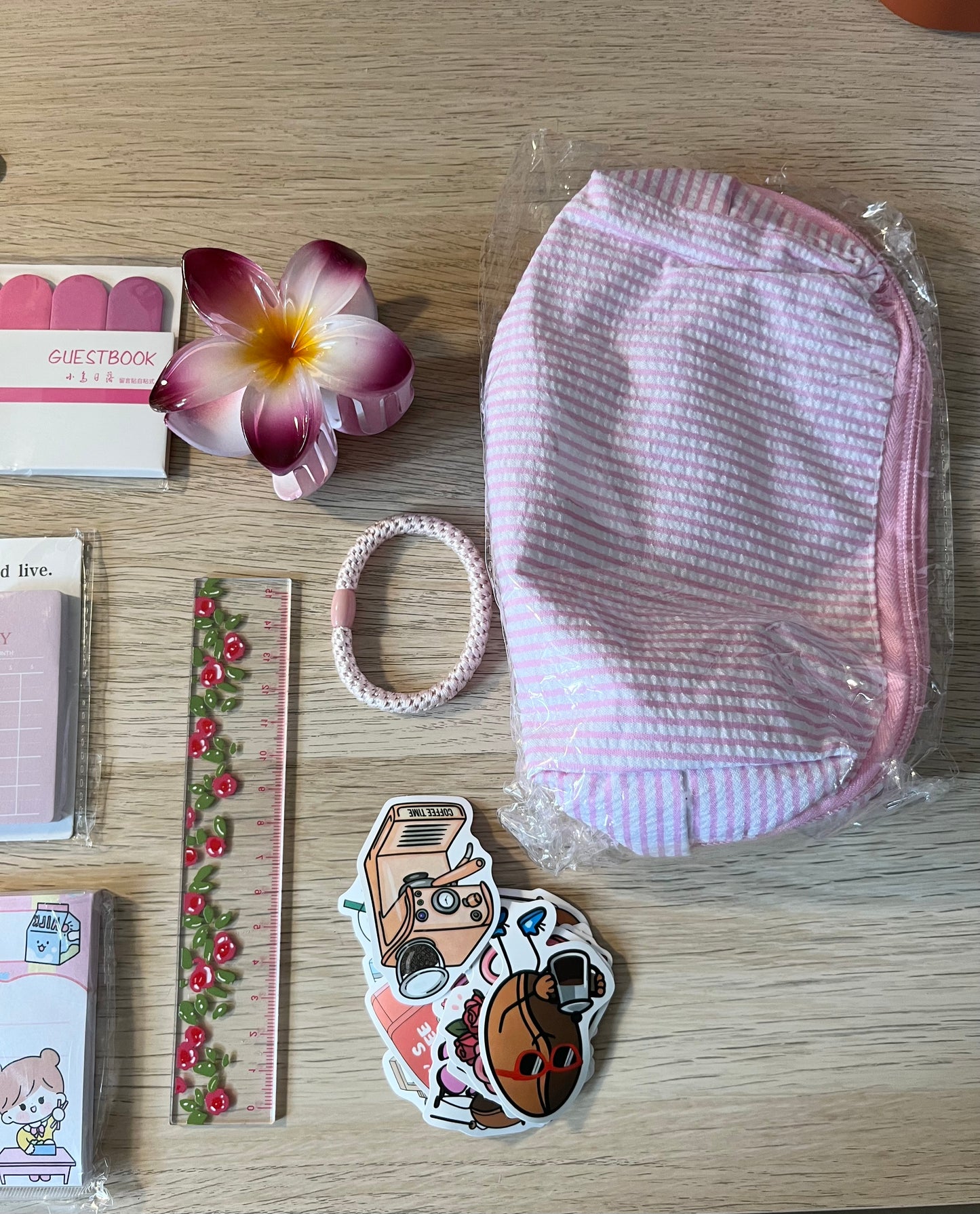 💗 Box Papeterie Rose - Tout ce dont vous avez besoin pour organiser vos journées