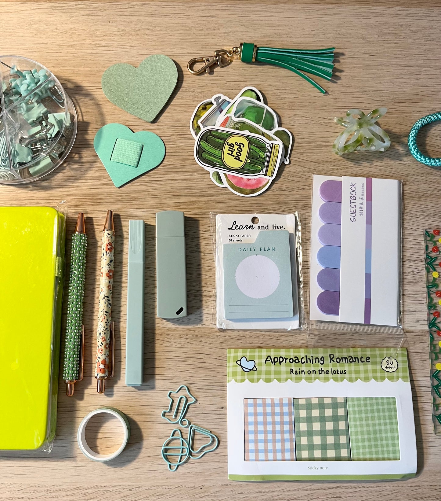 💚 Box Papeterie Verte — Tout ce dont vous avez besoin pour organiser vos journées