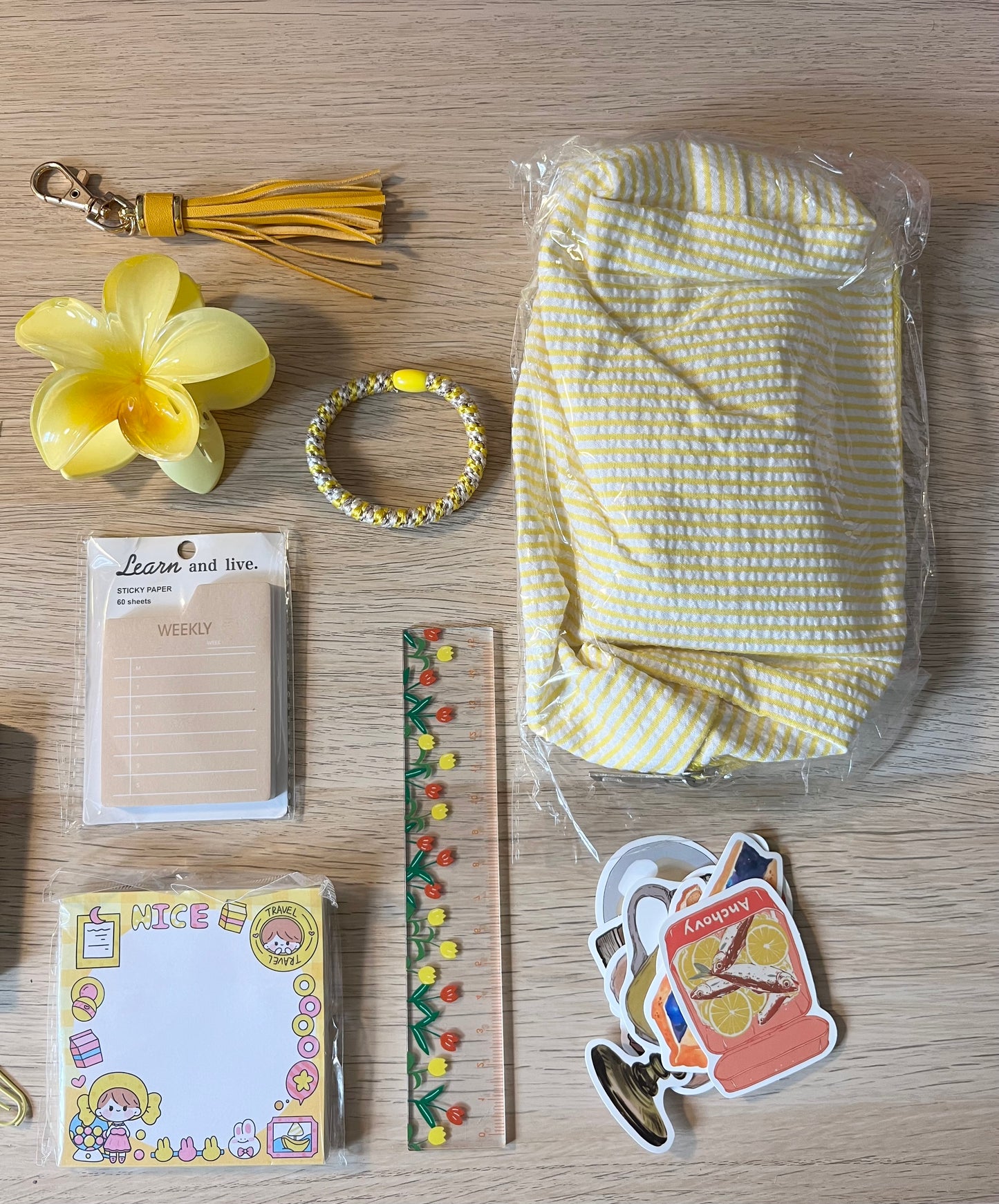 💛 Box Papeterie Jaune — Tout ce dont vous avez besoin pour organiser vos journées